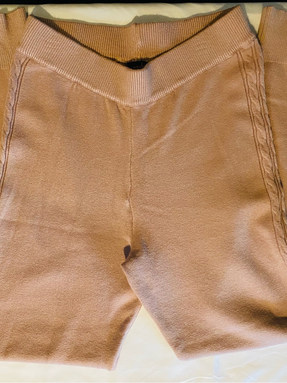 Ontwelfth Stylish Light Pink Cable Knit Sweater NWOT - Picture 7 of 13
